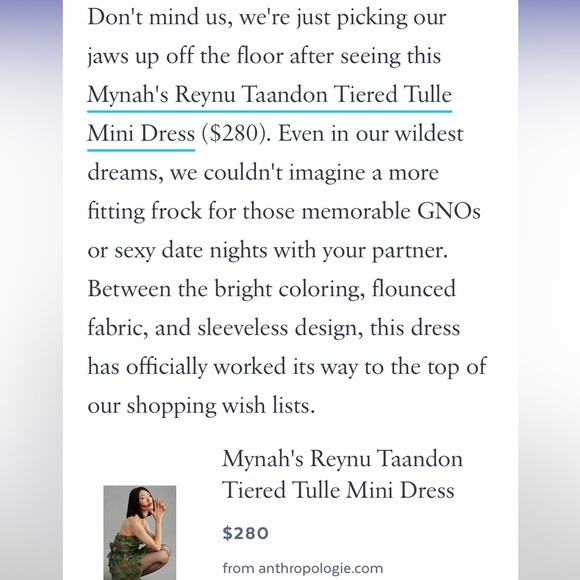 Anthropologie Mini Dress - Picture 6 of 13